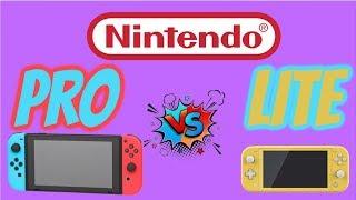 Nintendo switch pro vs Nintendo lite