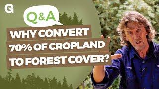 Converting 70% of Cropland to Forest Cover