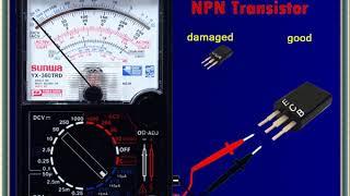 Test Transistor With Analog Ohmmeter