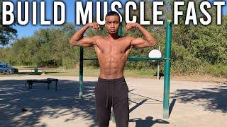 BUILD MUSCLE WITHOUT THE GYM (Full Body Workout)