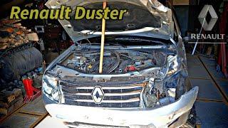 Renault Duster ДТП.Body repair after an accident