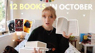 the 12 books I read in October *reading wrap up*