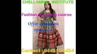 FASHION DESIGNER COURSE BEST CHELLAMMAL INSTITUTE MADURAI-9445105454,9043557425