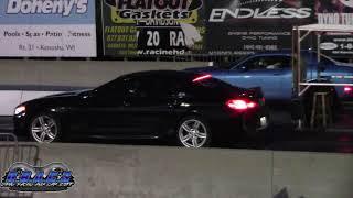 BMW 650i Gran Coupe vs Hellcat Challenger, Mini Cooper & Nissan GTR 1/4 Mile