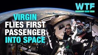 Virgin Galactic brings its first passenger into space | What the Future