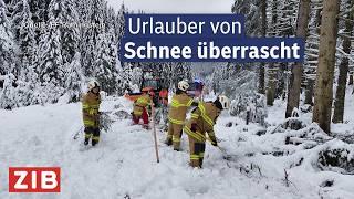 Plötzlicher Wintereinbruch in Salzburg: Straßensperren und Einsätze | Aktuell nach fünf 13.09.2024