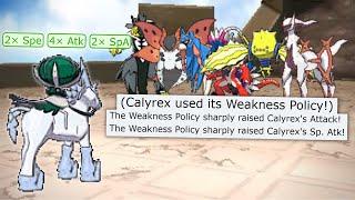 Weakness Policy Calyrex-Ice (pokemon showdown SWEEP)