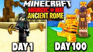 I Survived 100 Days in Ancient Rome on Minecraft.. Here's What Happened..