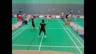 raju thapa and priyansu vrs bidhan gurung and suraj gurung .. 2-0 bidhan win