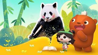 Early Learners | Why do pandas always eat bamboo? | Emmy&GooRoo Nature Class | Kids Cartoons [SUBS]