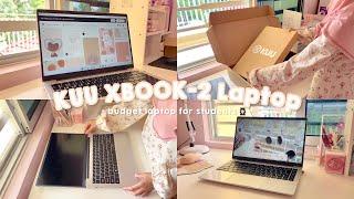 KUU XBOOK-2 Laptop unboxing - budget laptop for students ‍ || aesthetic unboxing