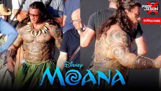 FIRST LOOK AT THE ROCK AS MAUI IN MOANA LIVE ACTION FILM!