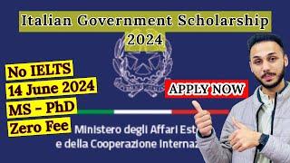 How to Apply for Italian Government Scholarship 2024 | Italy Government Scholarship 2024 #italy