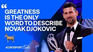 Novak Djokovic wins Laureus World Sportsman of the Year award for a record-equalling fifth time 