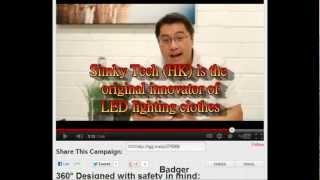 yahoo LED jacket  original innovator simky tech HK