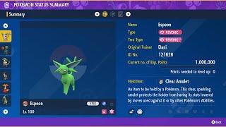 Espeon - Solo - 7 Star Serperior Raid - Pokemon Scarlet/Violet