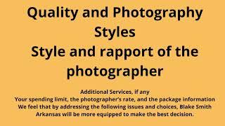 Joseph Blake Smith Little Rock AR |   How to Choose the Best Wedding Photographer for You