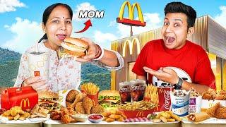 INDIAN MOM TRYING MCDONALD'S FOR THE FIRST TIME!!!