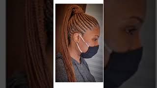 Cute Braiding Hair Hairstyles For Black Women | Latest Braids Hairstyles For Women #shorts