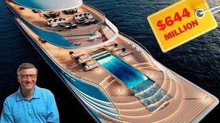 Bill Gates’ $644 Million Hydrogen Powered Mega Yacht | Inside and Outside