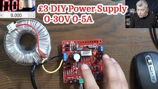 £3 DIY Lab Linear Adjustable Power Supply 0-24V 0-5A INSANELY CHEAP! Bonus: Modifications inside :D