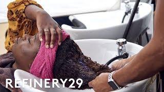 I Bleached My Hair & Dyed It Honey Brown | Hair Me Out | Refinery29