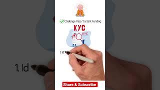 KYC kaise hota hai Propfirm mai ?   #shorts #bestpropfirm #viral #forex