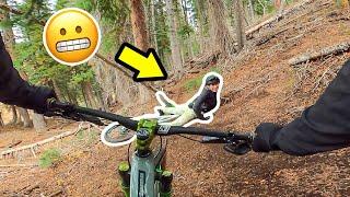 She Crashed In Park City! (Mountain Biking Utah)