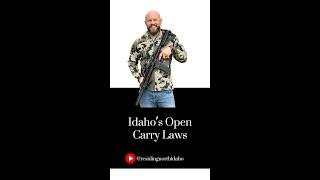 Open Carry Gun Laws in Idaho | Firearm Freedom in Idaho