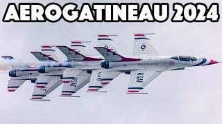 The VERY BEST of AeroGatineau Airshow 2024: USAF Thunderbirds, RAF Red Arrows + more!