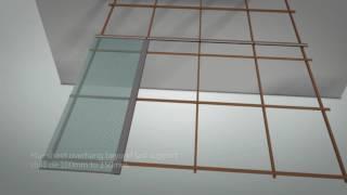 How to install multiwall polycarbonate sheets with H profiles / joiners