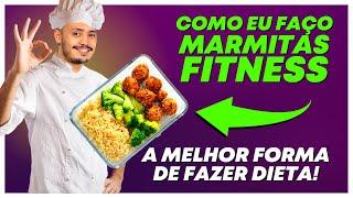 Marmitas FITNESS para semana | A melhor forma de fazer DIETA #Shorts