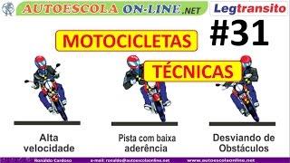 DIREÇÃO DEFENSIVA MOTOCICLETA - Técnicas de Frenagem, Curvas, Chuva, Noite, Passageiros...