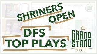 Shriners Open 2020 - PGA Golf DFS Picks