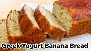 Super Moist Greek Yogurt Banana Bread