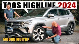 VOLKSWAGEN TAOS HIGHLINE 2024, o SUV médio que briga diretamente com o Jeep Compass! Qual é melhor?