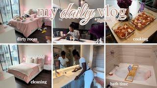 *24 hours* with me... COOKING + CLEANING + BATH ROUTINE VLOG | Episode 3 | Cait The Great