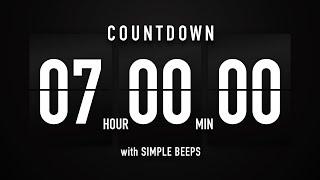 7 Hours Countdown Timer Flip Clock ️