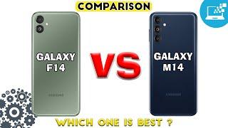 samsung galaxy f14 vs samsung galaxy m14  | Full Comparison |