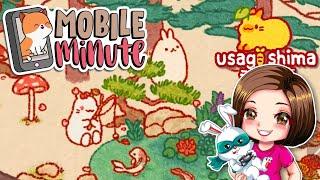 The CUTEST Bunny Game EVER!  Usagi Shima Review (Cozy Mobile Game)