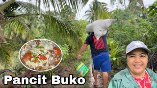 Pansit buko w/ matatabang Alimango + Kanya kanyang bp pagkatapos kumain