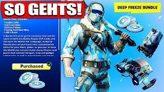 Fortnite DEEP FREEZE SKIN BUNDLE BEKOMMEN! | SO GEHTS! - Fortnite Battle Royale | DerFruchtzwerg