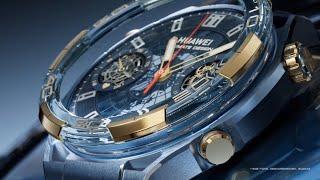 Huawei Watch ULTIMATE DESIGN - Sapphire Crystal Gold Edition - Luxurious Watch