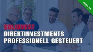 Solidvest: Direktinvestments professionell gesteuert