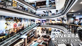 Wandering Around Cepa Shopping Center Floors | Turkiye Ankara 4K