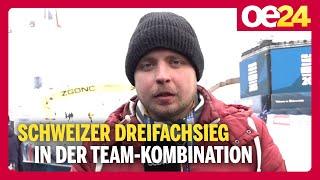  Schweizer Dreifachsieg in der Team-Kombination | Ski WM in Saalbach-Hinterglemm