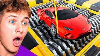 LAMBORGINI Vs  GIANT SHREDDER (movie)