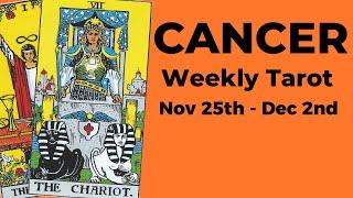 Cancer: A Final & Dramatic Ending The Tides Of Good Fortune Are Here Now  Nov 25th  – Dec 2nd TAROT