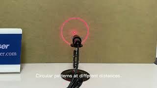 56° Red Laser Module Circle With Center Point