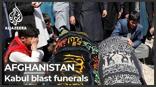 Afghans hold funeral for victims of Kabul school bomb blasts